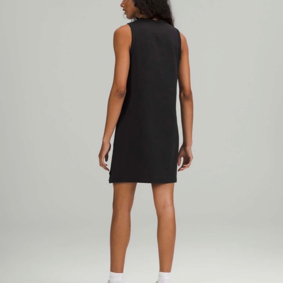 NWOT Lululemon Classic Fit Cotton Dress Black - Size 8 - Picture 2 of 8